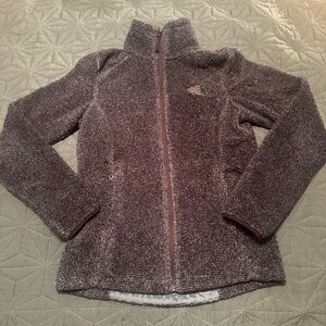 The North Face Plush Full-Zip Fuzzy Jacket - Dark blue - women’s XS